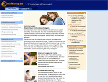 Tablet Screenshot of mymoney.de
